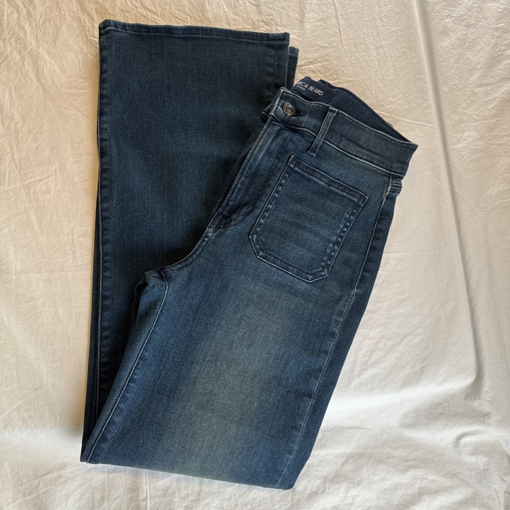 Veronica Beard Crosbie Wide leg High Rise Size 26 - Picture 12 of 12